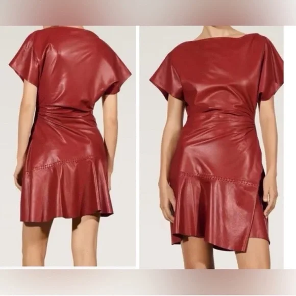 cowl neck linen dress METAMORPHOZA - Cowl Neck Linen Dress main image 1